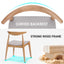 Elegant Dining Chairs With Ergonomic Backrest & Comfort Cushions (Set of 2)
