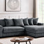 Luxe - Oversized 2 Piece Sectional Couches For Living Room, L Shaped Sofa With Chaise