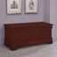 Chest With Curved Moldings And Bracket Feet - Brown