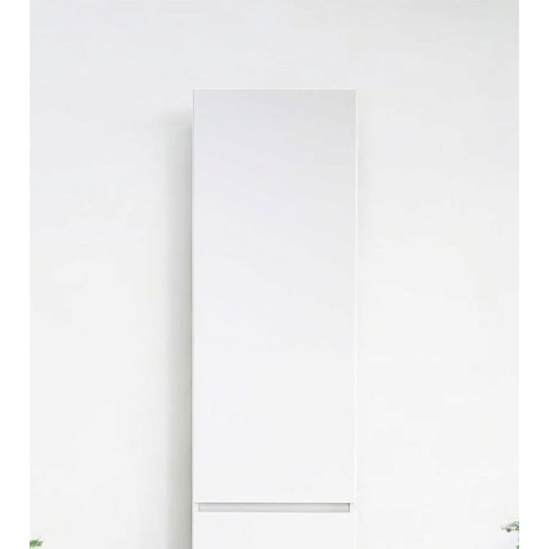 Elise - Slim Modular Closet Cabinet With Drawers - White