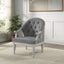 Florian - Antique Chair - Gray / White