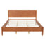 Classic Platform Bed Frame With Panel Headboard