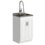 Darwin - Deluxe Laundry Cabinet With Pull-Out Faucet And Stainless Steel Sink