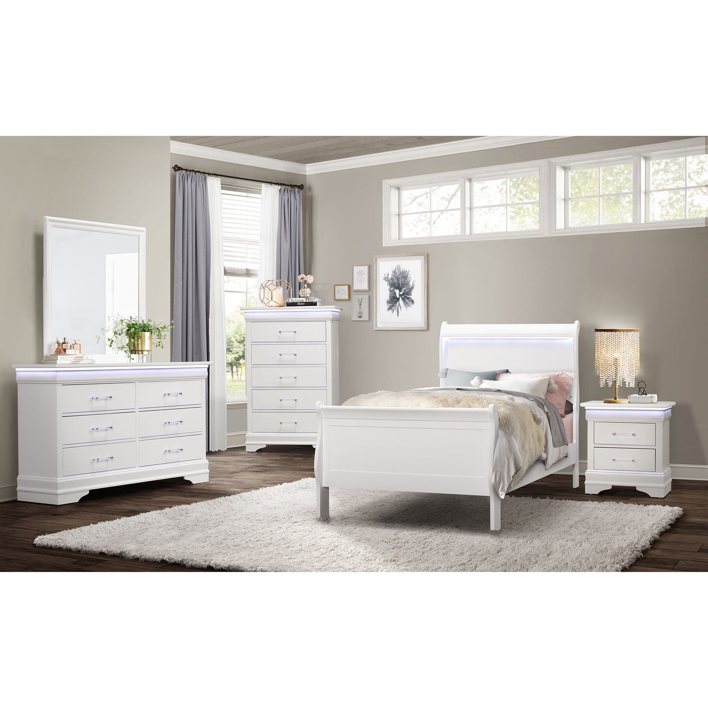 Charlston - Bed With LED