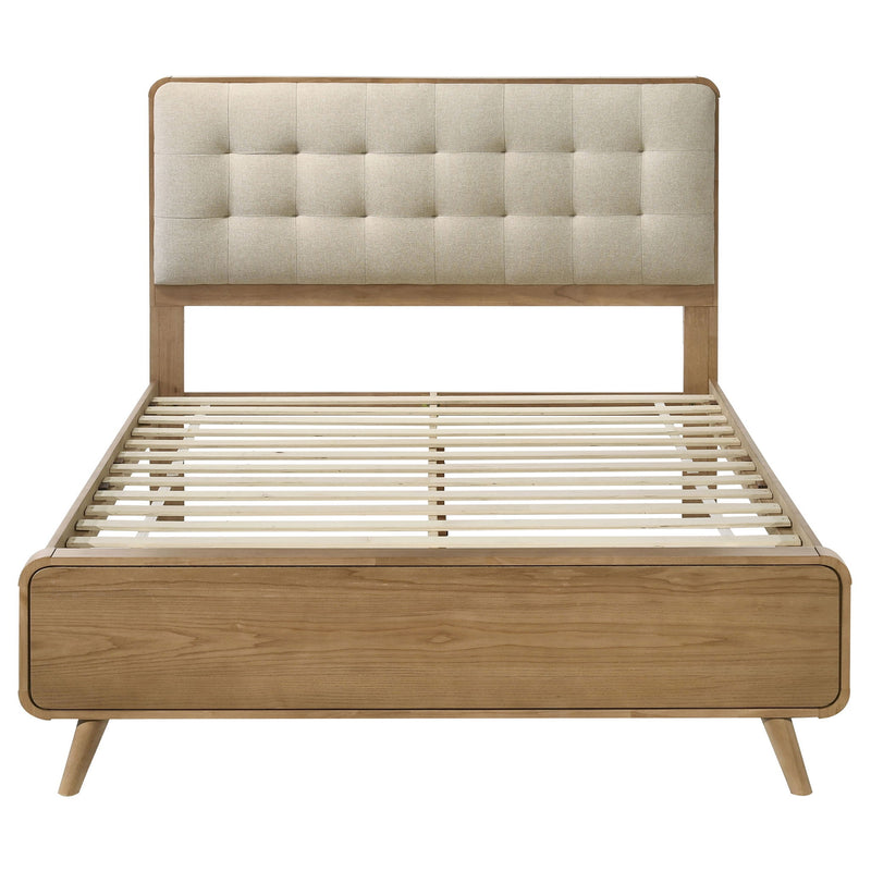 Winston - Platform Bed With Upholstered Headboard