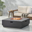 Modern Square Fire Pit With 50, 000 Btu