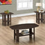 Table Set: Coffee, End, Side, Accent, Living Room, Transitional (Set of 3) - Espresso