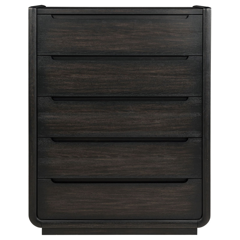 Bangor - 5 Drawer Bedroom Chest - Black