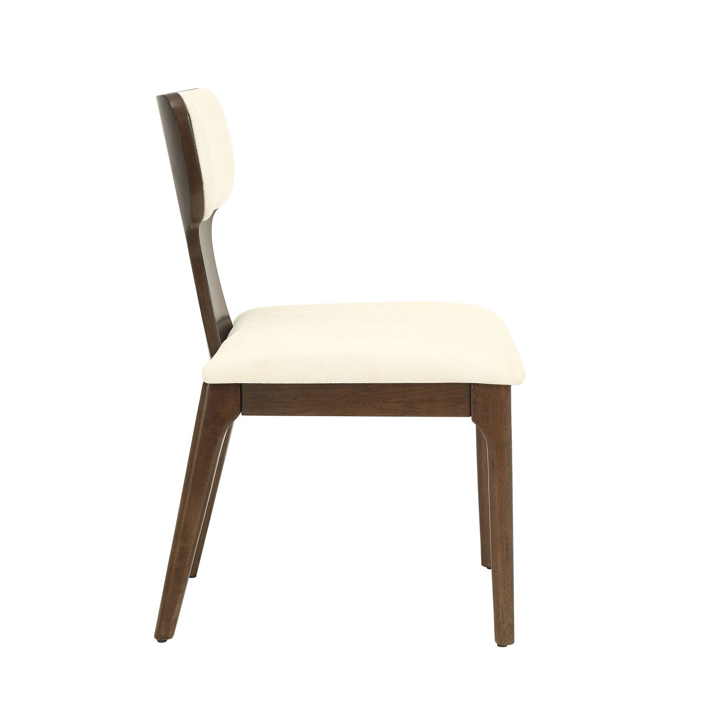 Koen - Side Chair (Set of 2) - Beige / Brown Oak