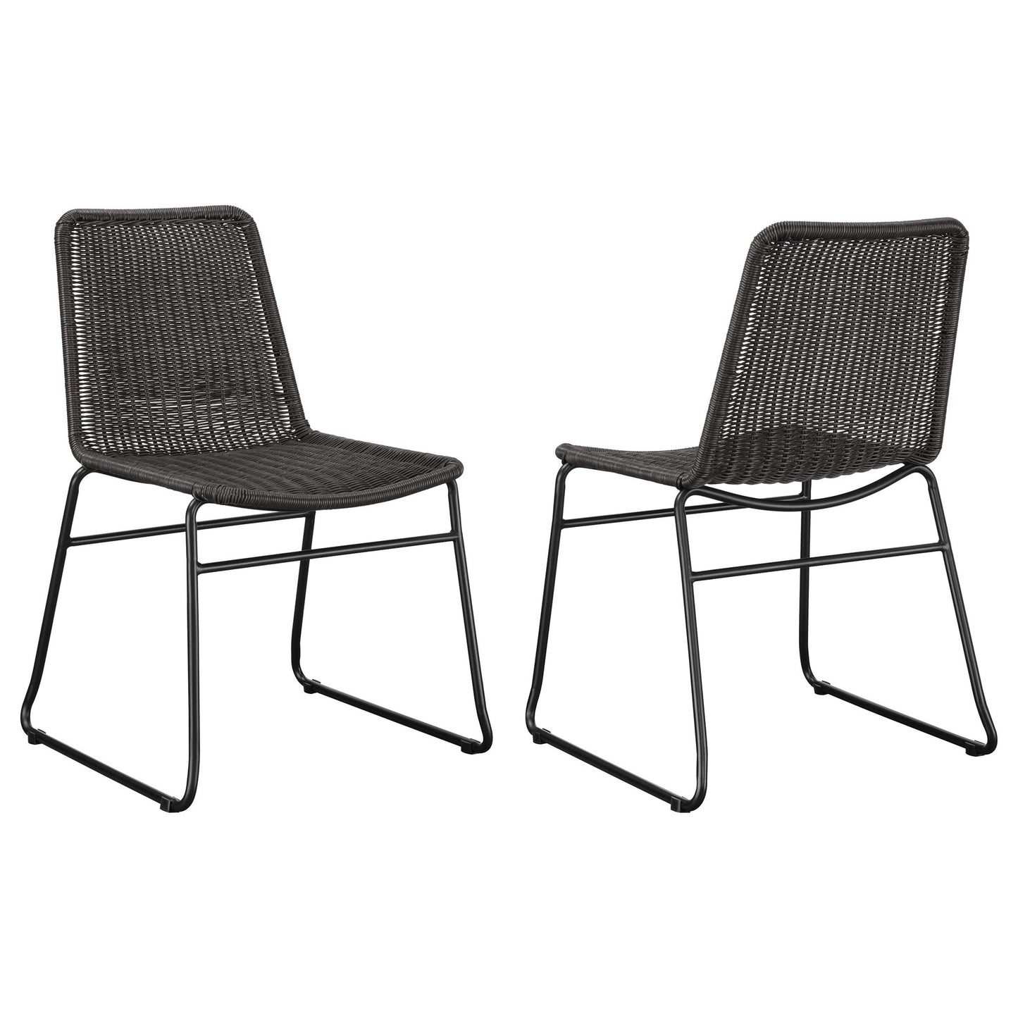 Dacy - Dining Side (Set of 2) And Sturdy Sled Base - Brown
