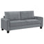 Dixon - Upholstered Sofa With Rounded Arms And Texture - Gray