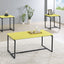 GT - 3 Piece Carbon Fiber Wrap Coffee Table And End Table (Set of 3)