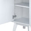 Tall Bathroom Storage Cabinet With Adjustable Shelves And 1 Drawer & Door