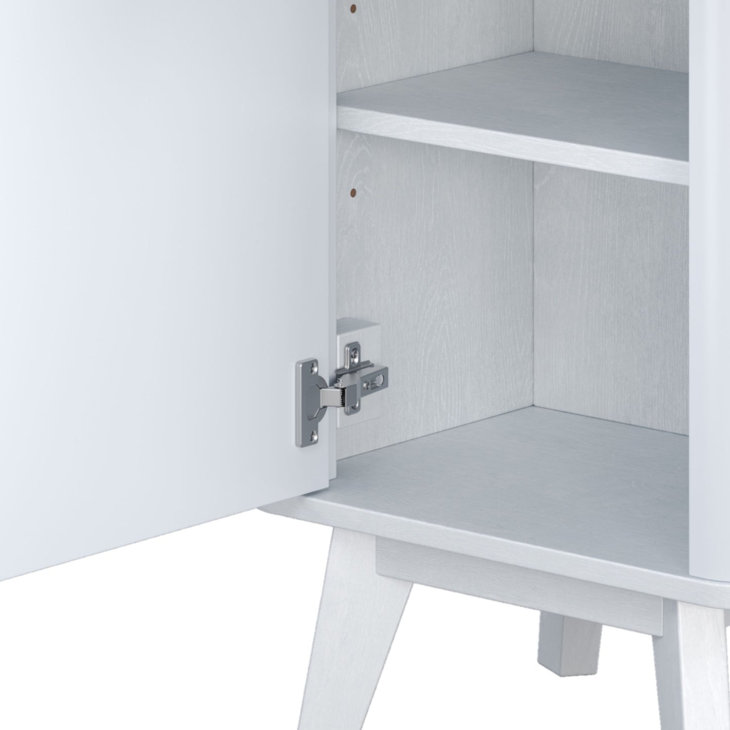 Tall Bathroom Storage Cabinet With Adjustable Shelves And 1 Drawer & Door