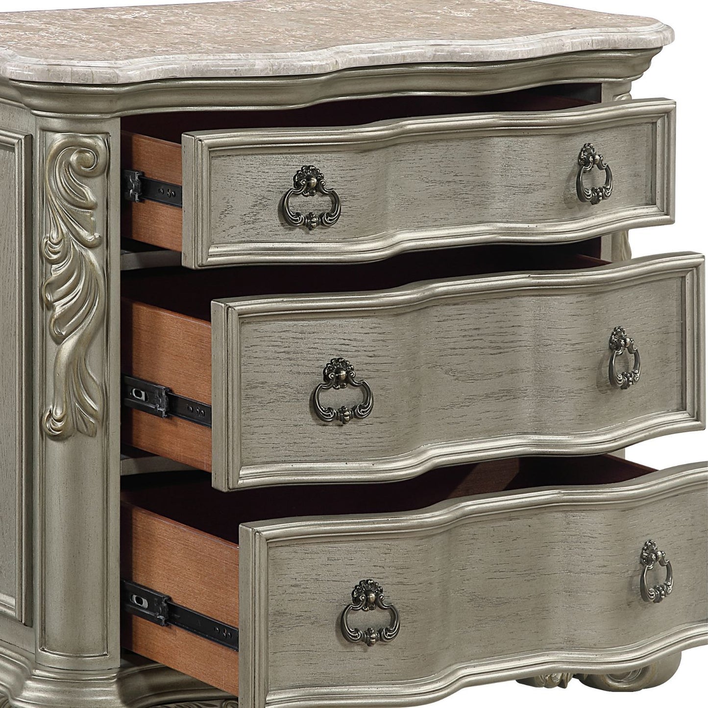 Bella - Nightstand - Champagne