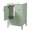 Retro Bathroom Vanity With Sink, Soft Closing Cabinet & Drawers