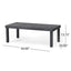 Acacia Wood Loveseat And Coffee Table Set With Cushions