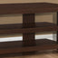 TV Stand, Console, Media Entertainment Center, Storage Shelves, Contemporary & Modern - Cherry