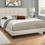 Queen Size Bed, Upholstered, Transitional - Beige