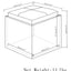 Rockwood - Upholstered Cube Storage Ottoman With Tray