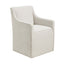 Traditional Skirted Dining Arm Chair