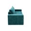 Upholstered 3 Seater Sofa With Wide Armrests