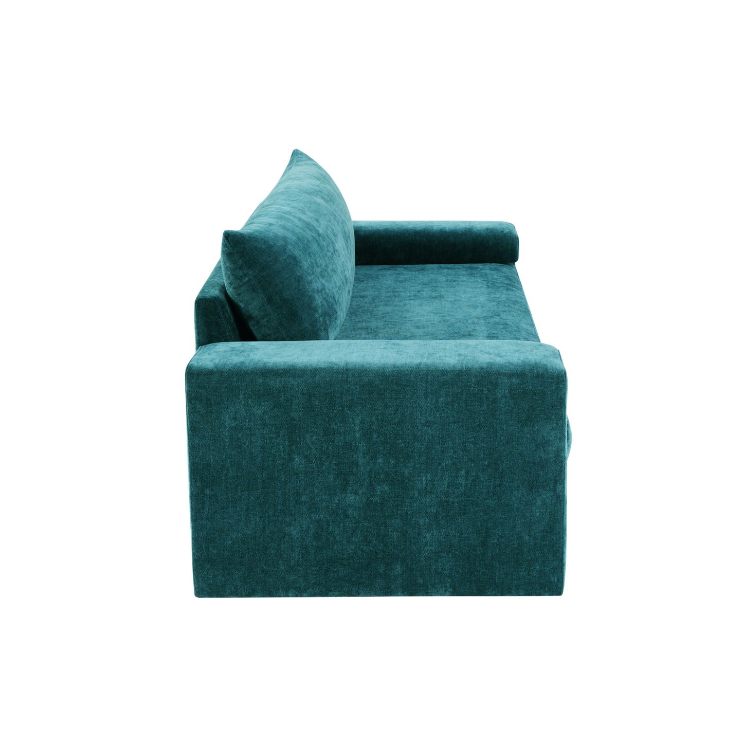 Upholstered 3 Seater Sofa With Wide Armrests