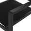 Baird - Outdoor Mesh And Aluminum Dining Chairs - Black