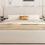 Upholstered Platform Bed With Reading Lights, Drawers, Trundle And Shelves
