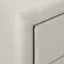 Nightstand, Storage Drawer Versatile Use, Upholstered, Transitional