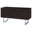 5 Drawer Credenza With Open Shelving - Cappuccino