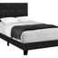 Bed, Upholstered, Frame Only, Transitional