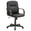 Office Chair With Casters Ergonomic Design For Workspaces - Black