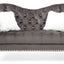 Elegant Round Arm Loveseat