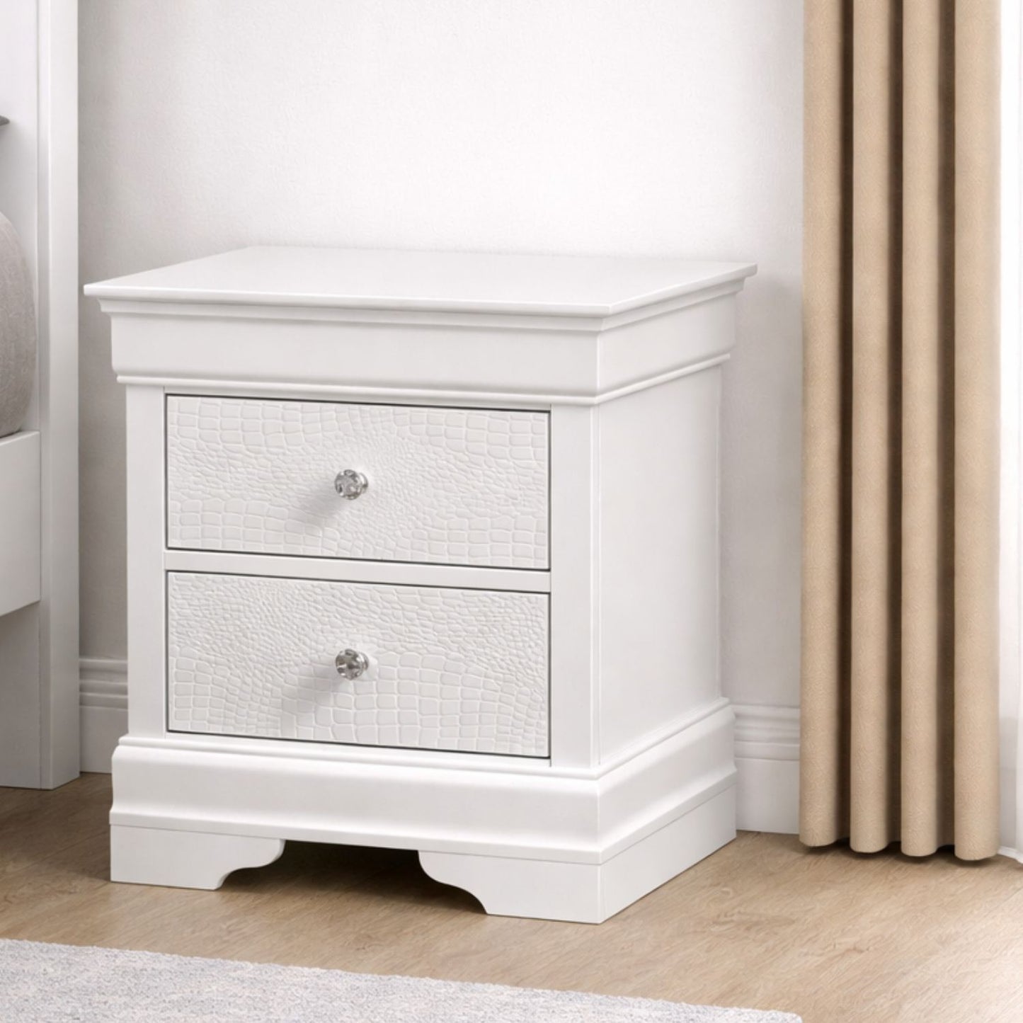 Blaze - 2 Drawer Modern Nightstand