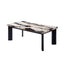 Strata - Faux Marble 3 Piece Occasional Set (1 Coffee & 2 End Tables) - Black / White