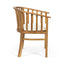 Outdoor Wooden Dining Chairs With Cushions (Set of 2)