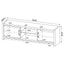 Conifer - TV Stand With Adjustable Shelves - Gray