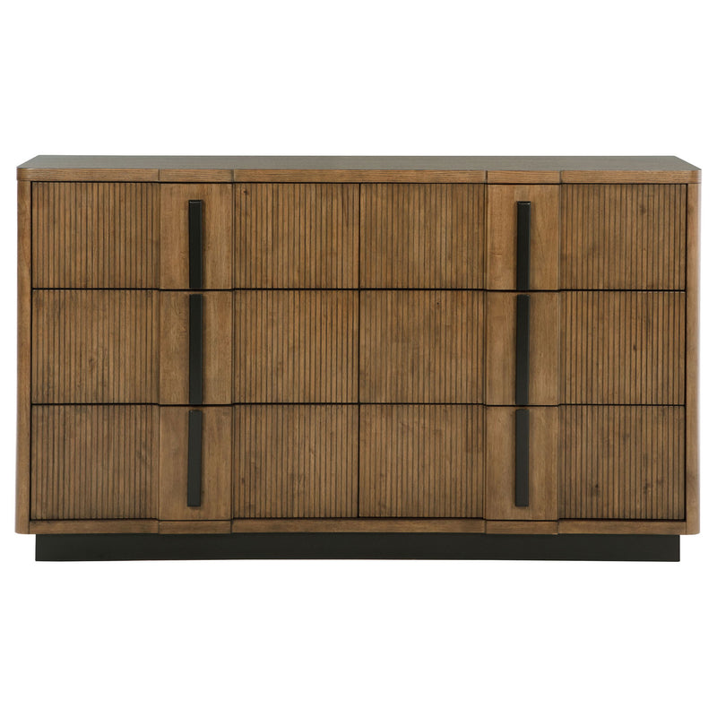 Moraga - 6 Drawer Dresser Cabinet - Ash Brown