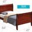 Panel Sleigh Bed
