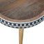 Small Patterned Nordic Style End Table