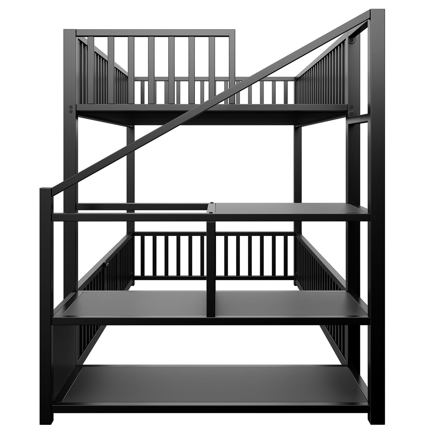 Bunk Bed With Storage Ladder, Compact Design