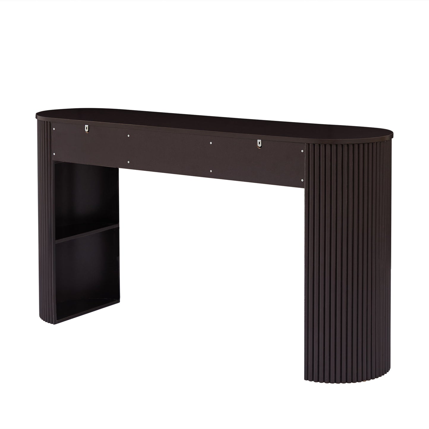 Retro Console Table With Storage, 3 Drawers