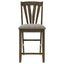 Maxine - Upholstered Counter Height Dining Side Chair (Set of 2) - Brown