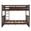Bunk Bed With Ladders And 2 Storage Drawers