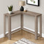 Corner Accent Console Table For Entryway, Unique Design Contemporary & Modern