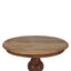 Round Turned Dining Table - Oak
