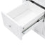 Bathroom Vanity Cabinet Only, 6 Soft Close Drawers & Double Doors - White