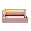 Upholstered Platform Bed With USB Ports And LED Belt