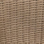 7 Piece Outdoor Dining Set With Rectangular Table And 6 Arm Chairs - Beige / Brown / Brown Mix / Light Teak